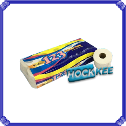 Toilet Paper (Belux 123) 10’rolls x 10Pkt/Bag